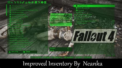 fallout 4 mod inventory|More.